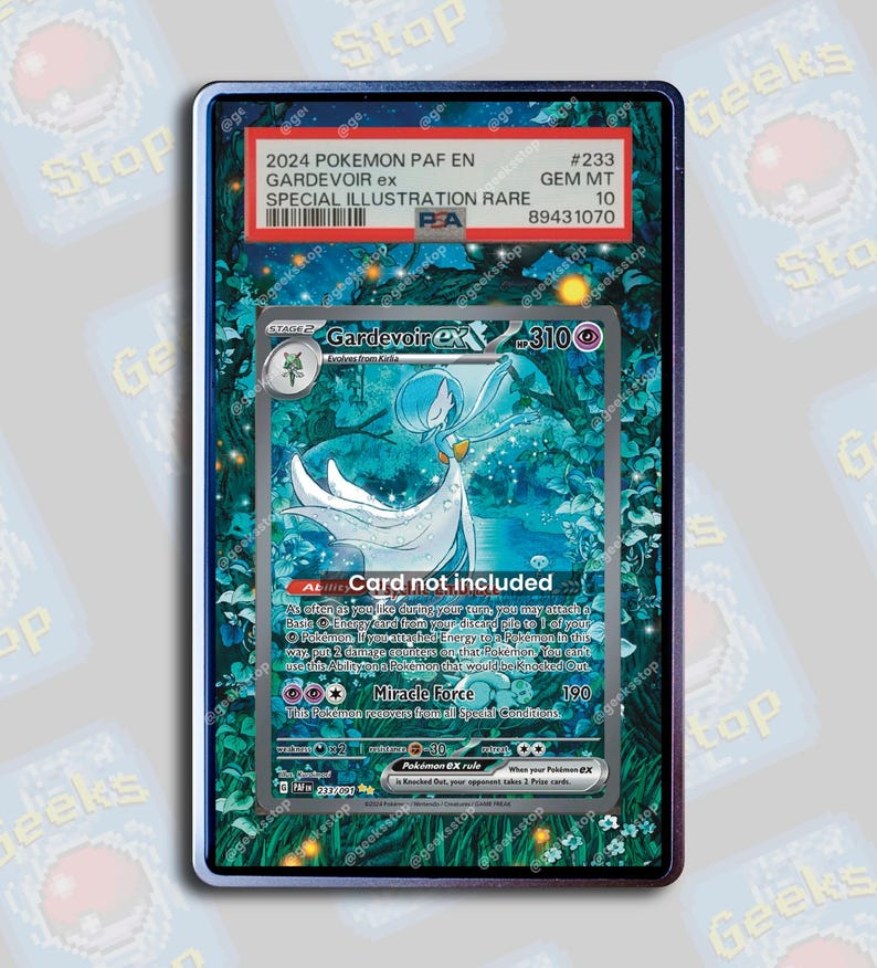 Gardevoir ex SAR | Extended Art Display Case for Pokemon Paldean Fates Card