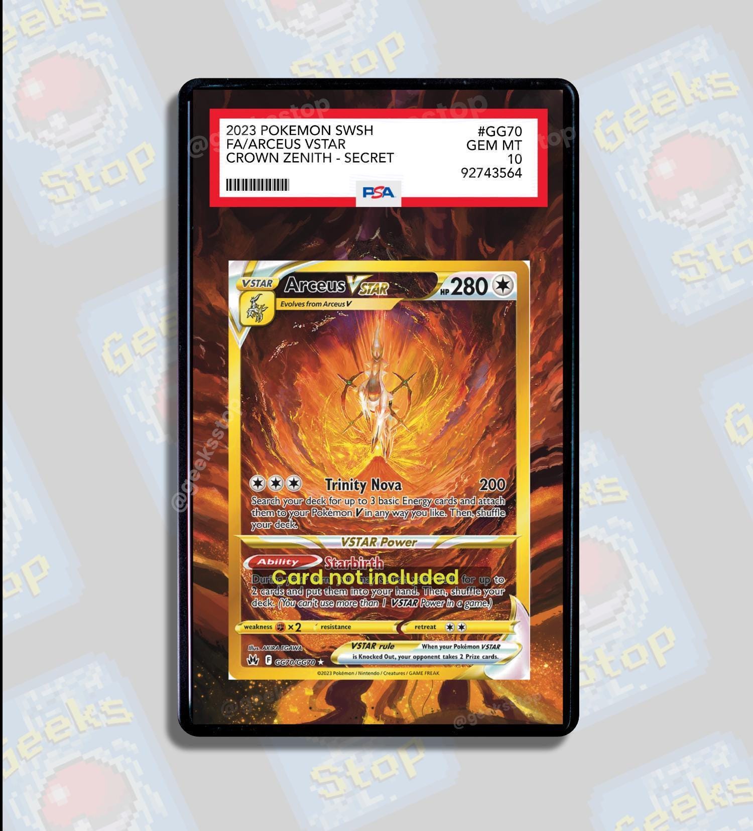 pokemon cards arceus vstar Graded Pokemon: CGC 10  Double Infinity Gaming 15 Pokemon TCG booster packs Arceus VSTAR 123/172 Brilliant Stars