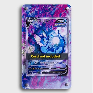 Promo Vaporeon V | Grande vitrine artistique pour carte Pokémon