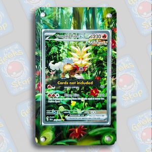 Feu de gougeage ex | Grande vitrine artistique pour carte Pokémon