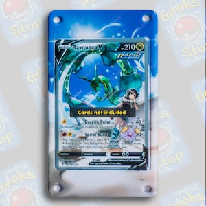 Art alternatif Rayquaza V | Grande vitrine artistique pour carte Pokémon