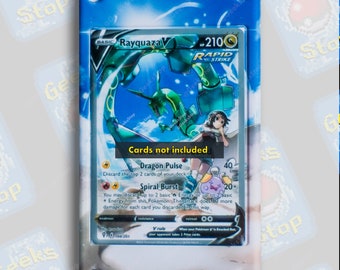 Rayquaza V Alternate Art | Extended Art Display Case for Pokemon Card - Etsy Rayquaza V Alternate Art | Extended Art Display Case for Pokemon Card - Etsy