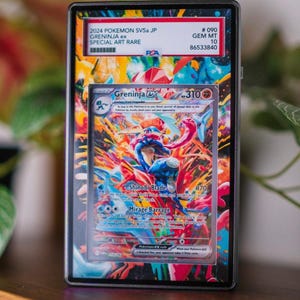 Greninja ex SIR | PSA Display Case Extended Art for Graded Pokemon Card
