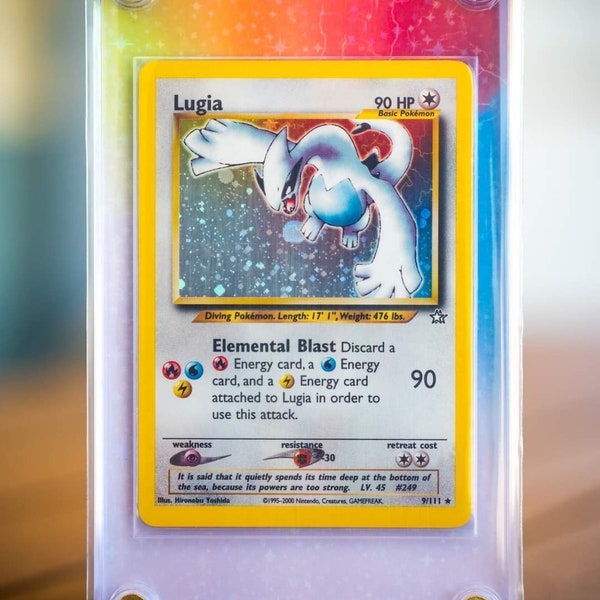 Lugia Neo Genesis Custom Pokémon Card Display Case