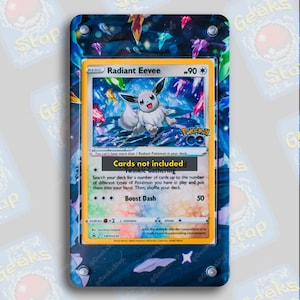 Évoli radieux | Grande vitrine artistique pour carte Pokémon