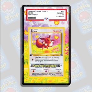Message d'intérêt public pour la jungle Evoli #51 | Grande vitrine artistique pour carte Pokémon