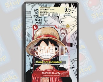 Luffy Premium Collection Promo BGS PSA | Extended Art Display Case for OPTCG