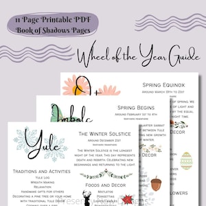 Wheel of the Year Guide | The 8 Pagan Celebrations | Grimoire Pages | Book of Shadows | Wheel of Year Correspondence | Simmer Pot Recipes