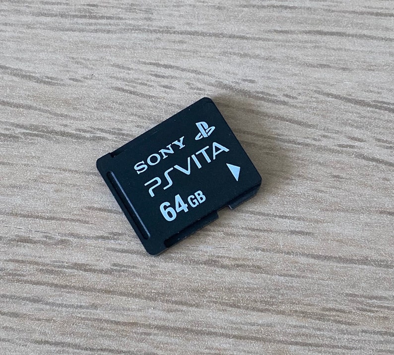 Authentic Official Sony PS Vita Memory Card 64GB Tested Etsy
