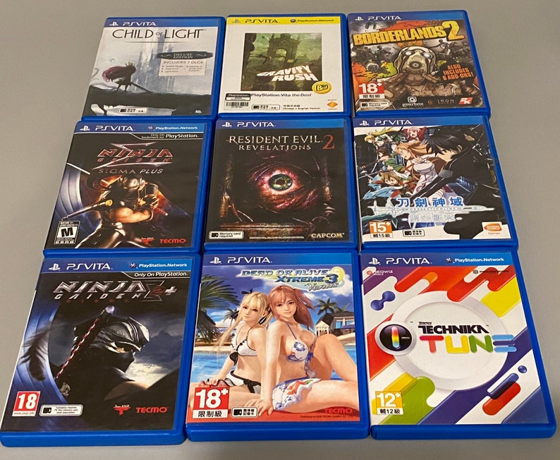 Sony Ps Vita Games #01 - Etsy