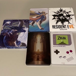 Original Offcial Vedio Games Steelbooks Case Box #01