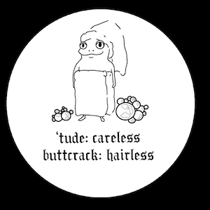 Douche kikker sticker