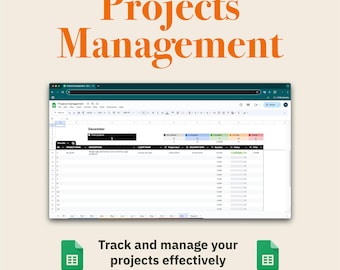Freelancer Project Management Template: Google Sheets & Excel