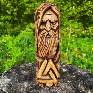 Odin Sculpture. Wotan. Allfather. Sculpture of the Norse God Odin ...