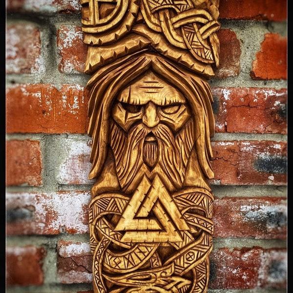 Odin Pagan Panel. Viking Norse Gods. Scandinavian mythology. Asatru Pantheon. Wotan. Allfather.