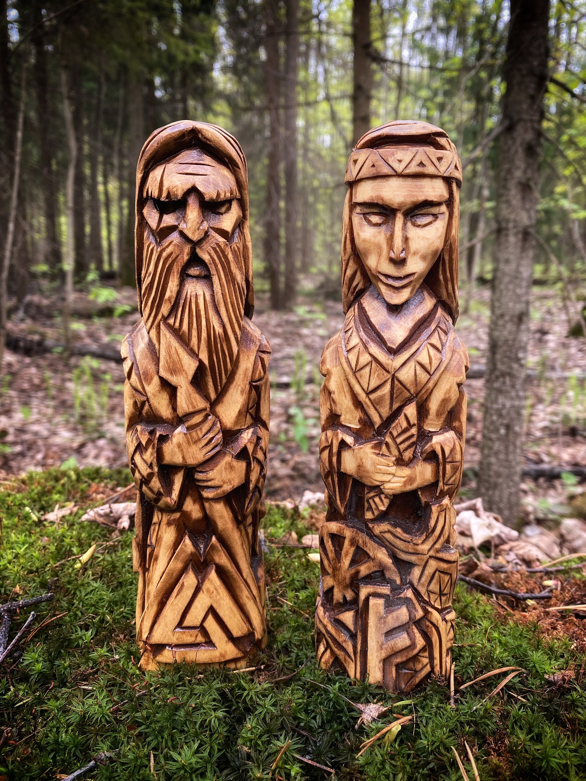 Norse Pagan Gods Idols of Gods Norse Pantheon Pagan Statue Etsy Canada