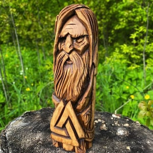 Odin Sculpture. Wotan. Allfather. Sculpture of the Norse God Odin ...