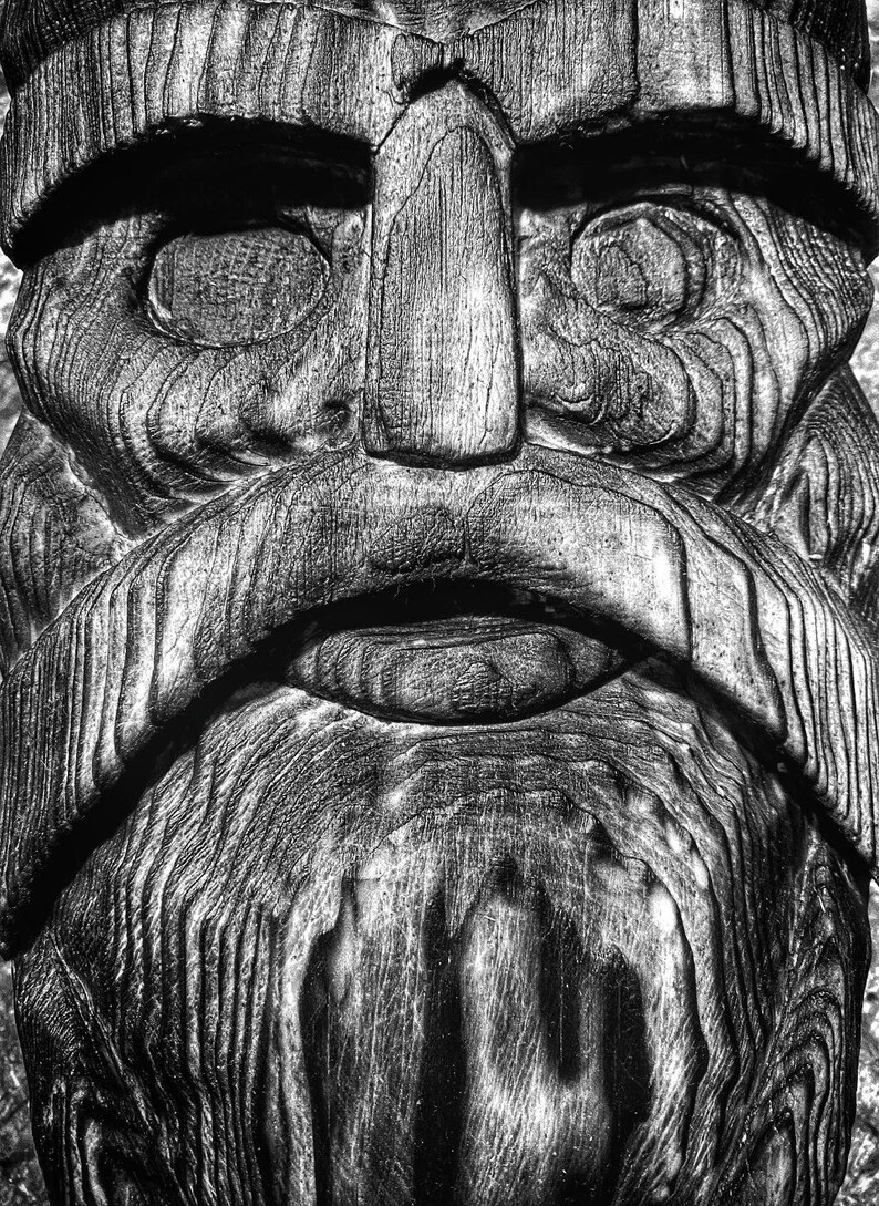 Authentic Sculpture of God Odin. Wotan is a Pagan Germanic God. Norse God Idol. Etsy