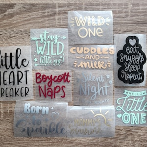 Baby Onesie® Station Iron On Transfers, unisex Baby Onesie Iron on Transfer, Baby Shower Iron on Transfer, Onesie Station Kit for Baby