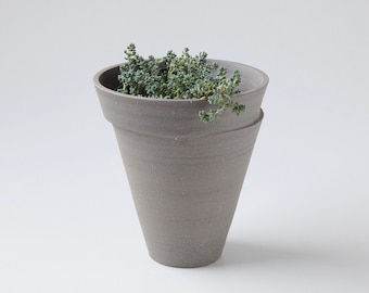 Conical Slide Flowerpot, Minimalist Stone Vase, Japanese Handmade, Bud Vase, Vases For Decor, Tall Vase, Small Vase, Ceramic