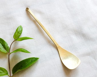 Brass Ice Cream Spoon | Handcrafted Elegance from Japan for Delightful Desserts