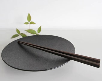 Nuno Lacquer Plate by Fujii Works | Natural Handmade Dish Made in Japan | Handcrafted Urushi Dish