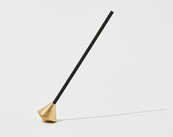 Acorn Brass Incense Holder | Handmade in Japan | Perfect for the Minimalist Home | Wabi Sabi Aesthetic