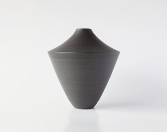 VASE 022, Minimalist Stone Vase, Japanese Handmade, Bud Vase, Vases For Decor, Tall Vase, Small Vase, Ceramic