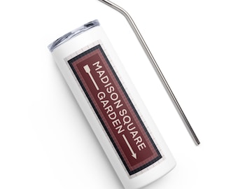 Madison Square Garden Subway Tile Stainless Steel Tumbler