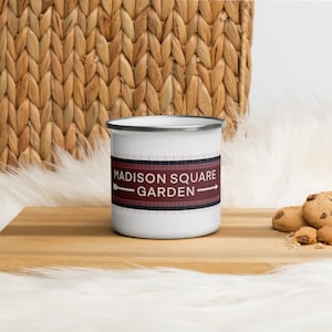 Madison Square Garden Subway Tile Enamel Camper Mug