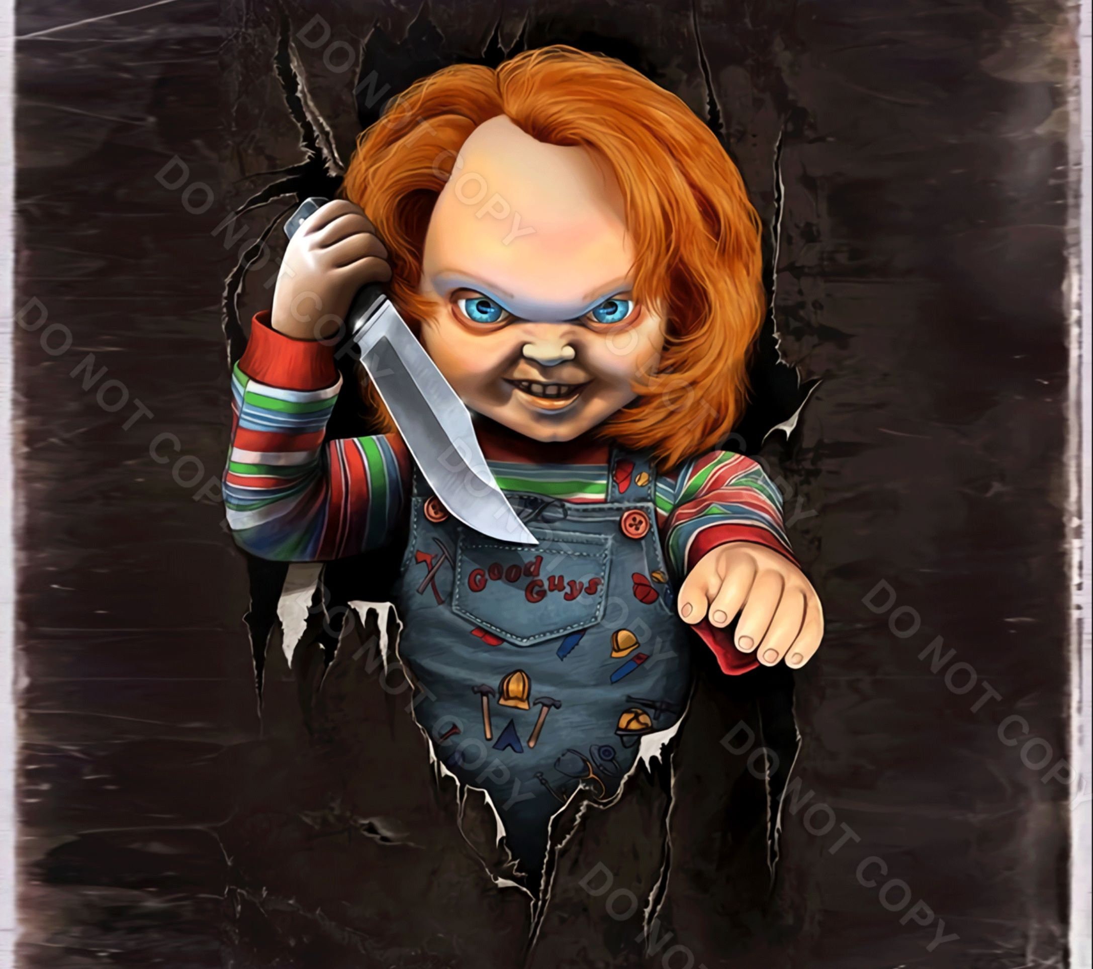 Chucky Vinyl Decal Etsy Chucky Vinyl Decal Etsy