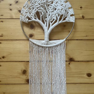 tree of life Tree of Life M Tree of Life Macrame Macrame Tapestry wall hanging Boho Yggdrasill wedding Gift image 7