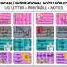 Printable Inspirational Cards/notes - Etsy