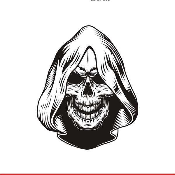 Skull Hood Monogram Pack, Skull Hood SVG, Skull Hood Laser Cut, Skull Silhouette, Skull Hoods Monogram, Skull Vector, Pdf, Png, Dxf, Eps