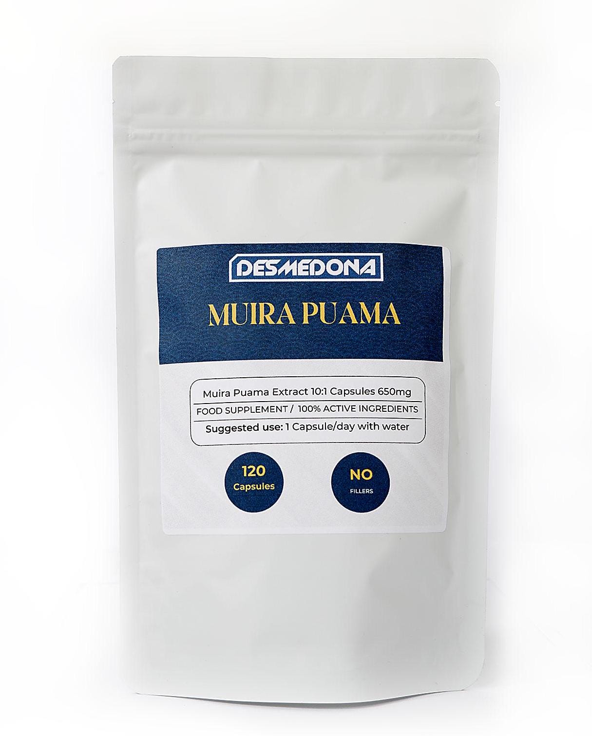 Muira Puama 500 Capsule Vegetariane 120 Pz  Muira Puama 500 Vegi Kapseln 120 Stk