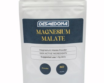 Magnesium Malate Powder, Multi Listing, EU Seller, Letterbox Friendly