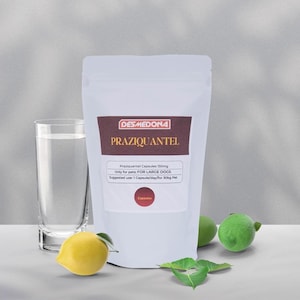 Praziqantel 150 mg pro Kapsel, Praziqantel-Behandlung, EU-Verkäufer, Multi-Listing