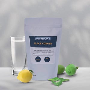 Zilverkaars 6000 mg capsules extract 10:1, Actaea racemosa, HPMC veganistische capsules, hoge sterkte en kwaliteit