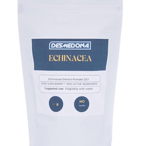 Echinacea 12000mg Extract Powder 20:1, Echinacea Purporea 600mg a day, High Strength & Quality, Multi-Listing /
