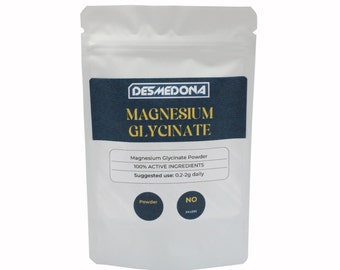 Magnesium Glycinate Powder, Multi Listing, EU Seller, Letterbox Friendly