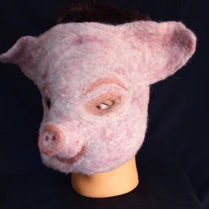Maschera di maiale Maschera di animale da fattoria