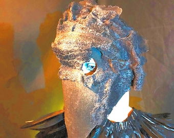 Plague Doctor Raven Mask: Goth Lace Bird Mask, Halloween Masquerade