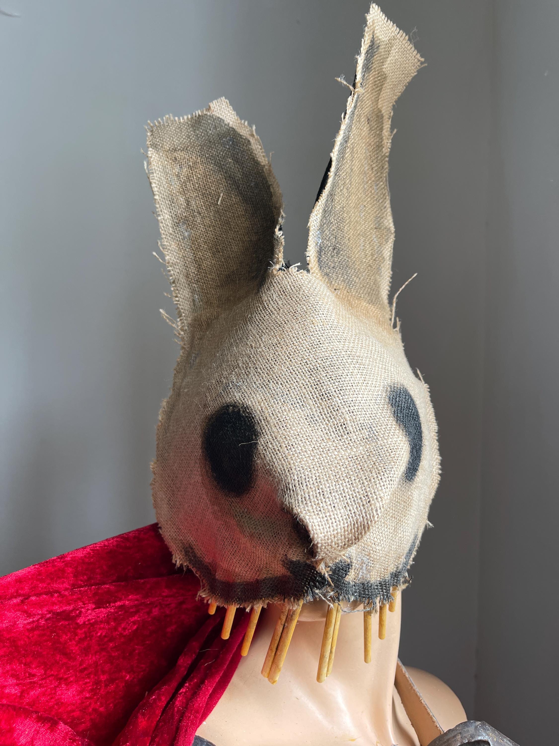 Rabbit Mask - Halloween Costume, Horror Prop for Masquerades and Movies ...