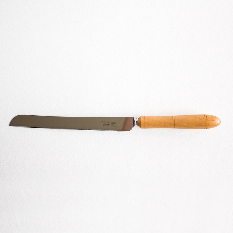 Vintage Sheffield England Bread Knife Stamped Stainless Etsy