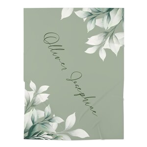 Personalized Baby Swaddle Blanket