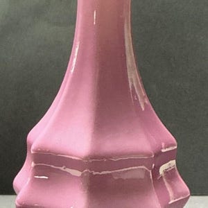 MCM Bavaria Germany Porzellan Parfüm Flasche Vase Handbemalt Rosa