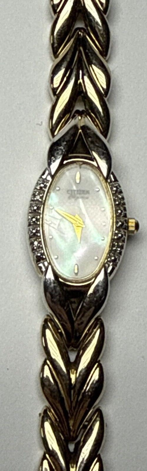Citizen Elegance Diamond Accent Gold Plated Watch 5421-F44701 - Etsy
