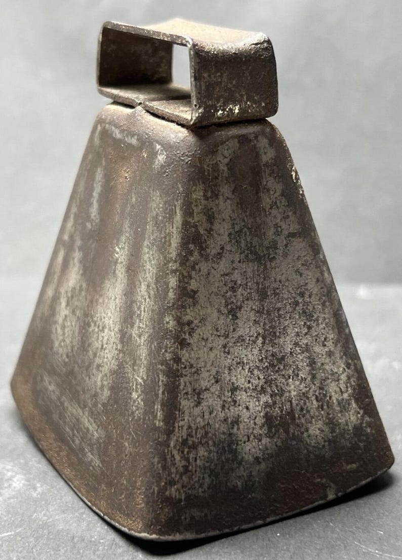 Primitive Rustic Metal Cow Sheep Bell - Etsy