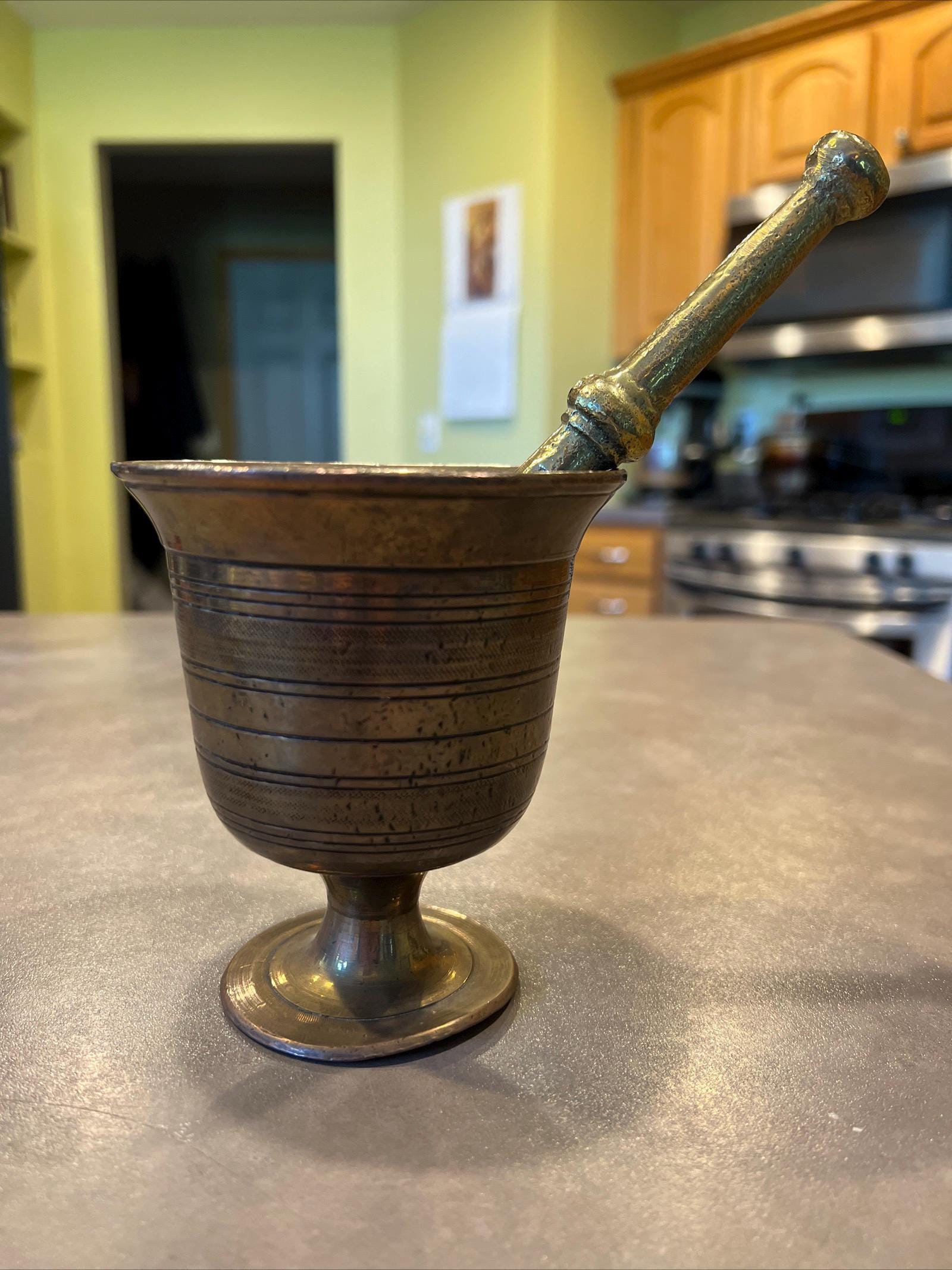 Bronze Mortar Pestle - Etsy display picture 1