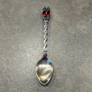 Vintage Holland Silver Plate Souvenir Spoon Dutch Shoes